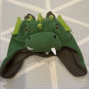 Baby Gap Green Dragon Fleece Hat S/M